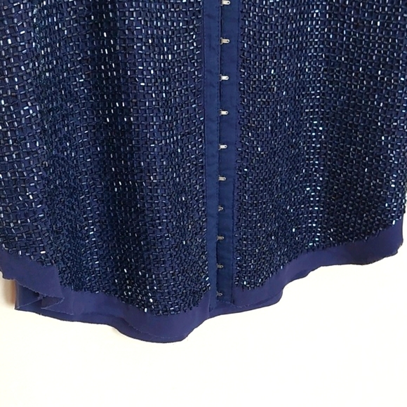 New Renzo + kai botton up beaded silk  tank - Picture 7 of 14